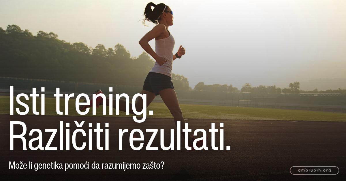 Kada isti trening ne daje isti rezultat: može li genetika doprinijeti personalizaciji sporta?